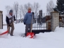 Чишћење снега у насељу Липар, 11.12.2012. год.